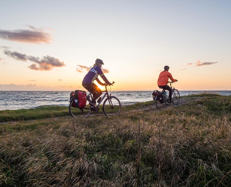 To cykelister på Østersøruten