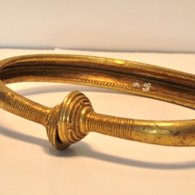 Golden bracelet from the Bronze Age at Tryggelev Nor