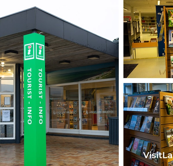 Tourist Self service at Langeland Library