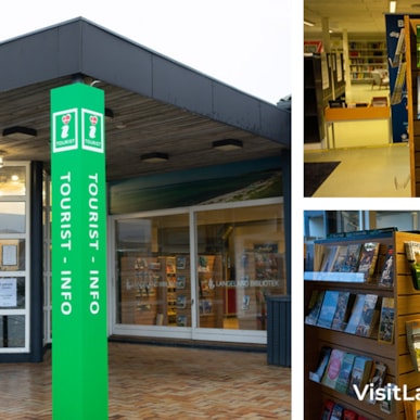 Tourist Self service at Langeland Library