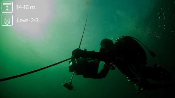 Wreck dive: The Steam Trawler - The southern part of the Langelands Belt