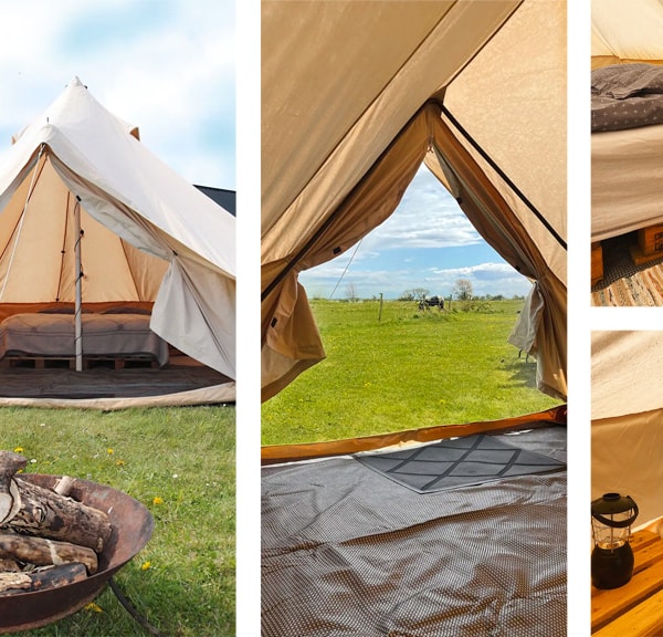 Glamping at Strynø Smakkecenter