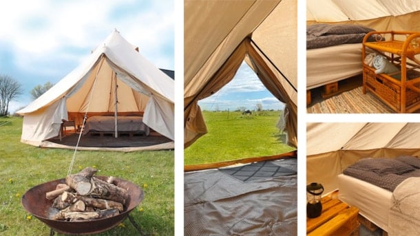 Glamping at Strynø Smakkecenter
