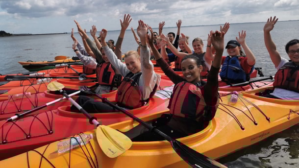 Teambuilding med havkajak eller SUP-boards