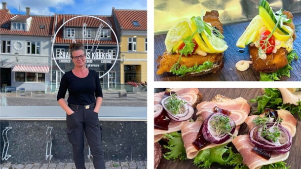 "Charlottes Køkken" on Torvet in Rudkøbing