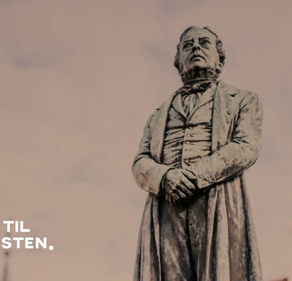 LYT TIL KUNSTEN: Statue af H. C. Ørsted