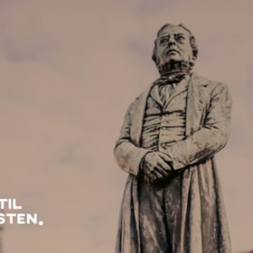 LYT TIL KUNSTEN: Statue af H. C. Ørsted