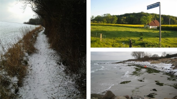 Vandreruter omkring Spodsbjerg