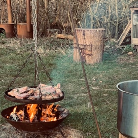 Vild mad over bål