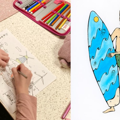 Paint your own art posters