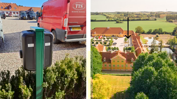 Clever Charging Station at Broløkke Herregård