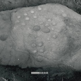 Cup-shaped rock carvings from the Bronze Age