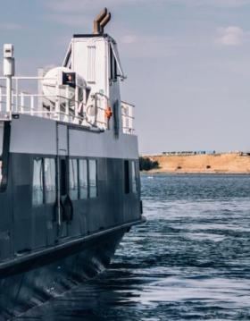 Strynø færgen sejler fra Rudkøbing til Strynø